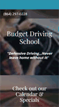 Mobile Screenshot of budgetdrivingschool.org